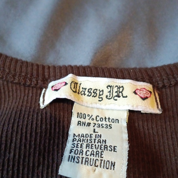 Brown Classy jr Boston tank top - Picture 4 of 5
